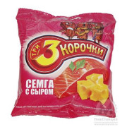 ТРИ КОРОЧКИ СЫР И СЕМГА 40г*60 шт.